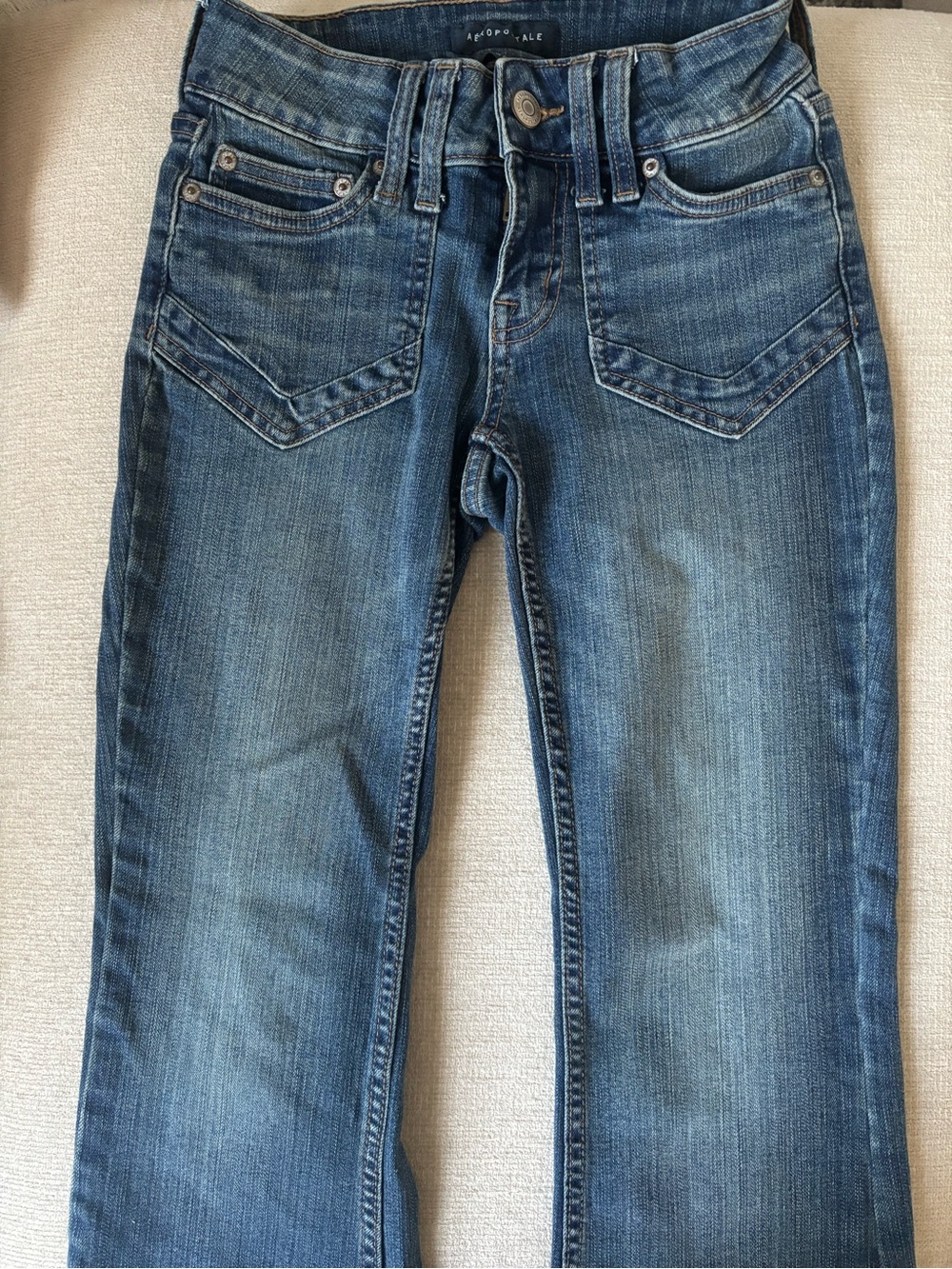 Blue Boot Cut Denim Jeans